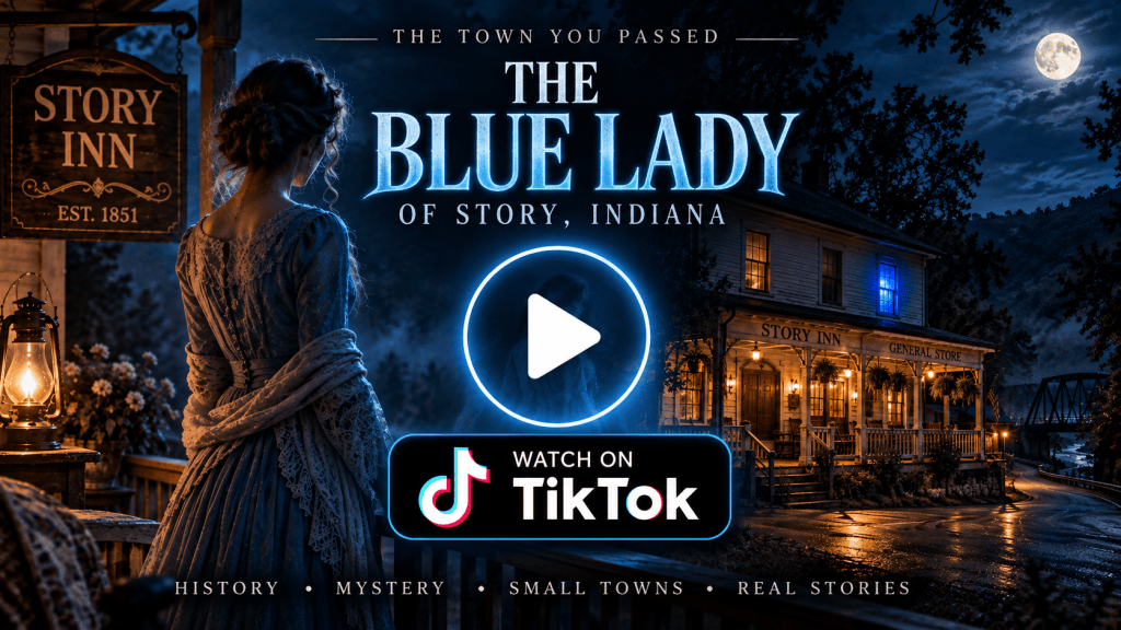Watch The Blue Lady of Story, Indiana video from The Town You Passed on TikTok
